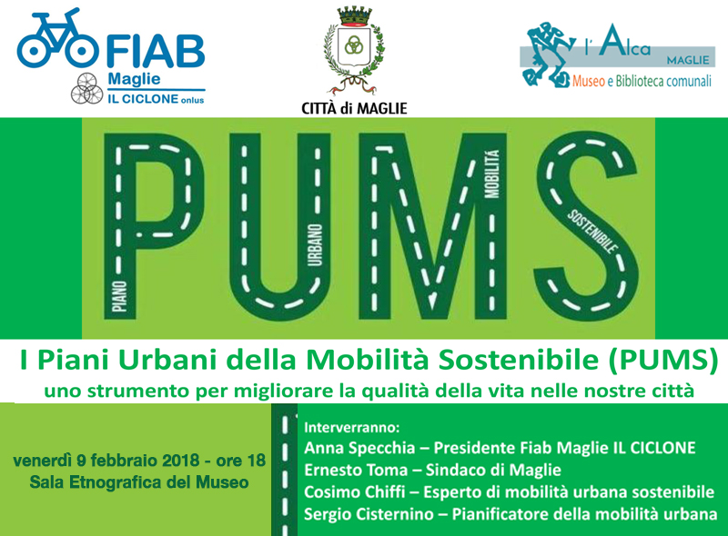  Piani Urbani Mobilità Sostenibile 